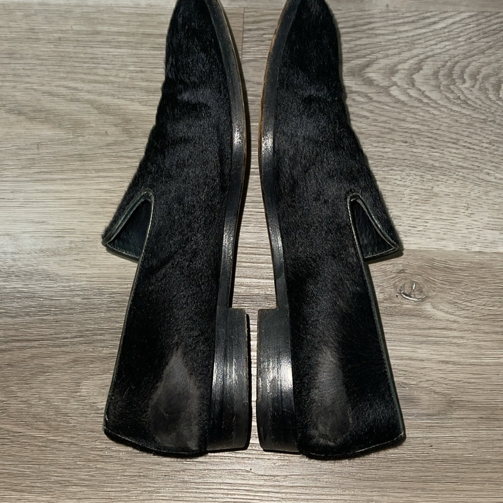 Hermes men’s black pony hair shoes 40 - Picture 7 of 14